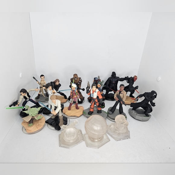 Disney Infinity Star Wars figures lot of 14 Action Figures Toys